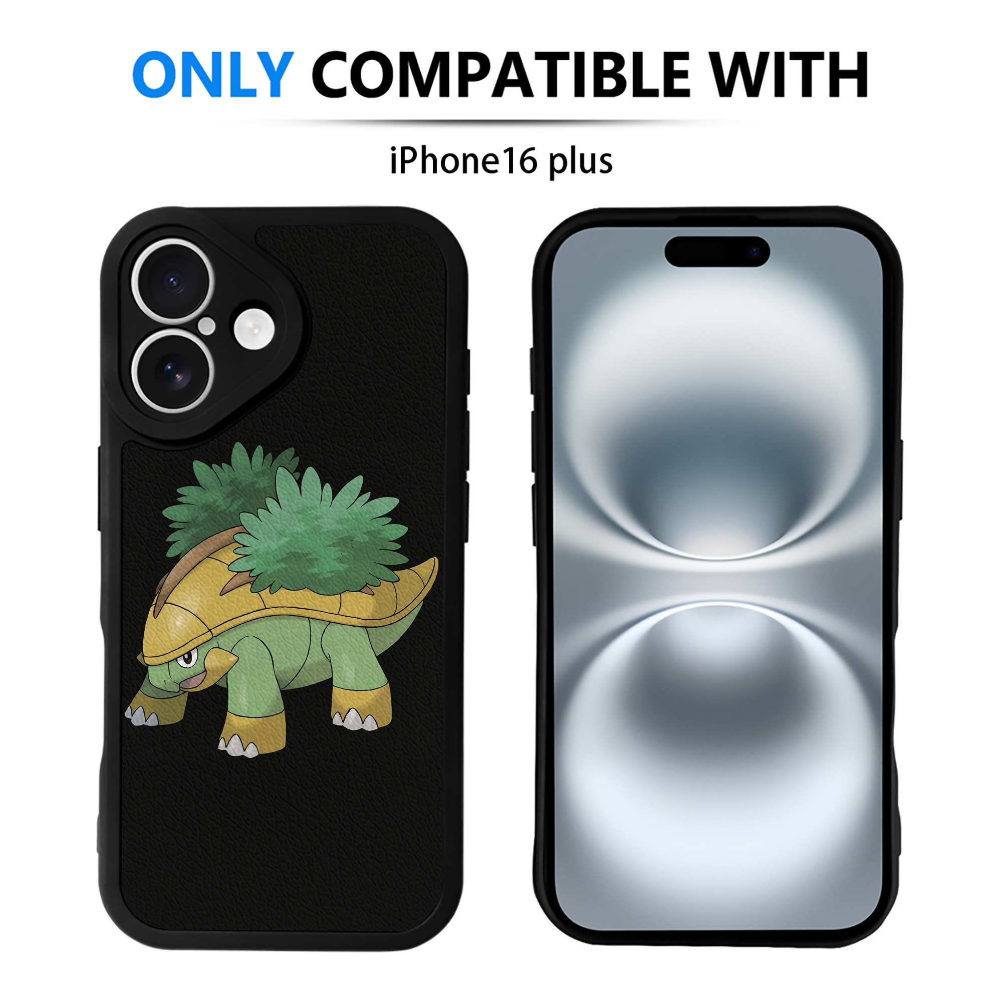 （画像用） ポケットモンスター Pokémon 【iPhone 16シリーズ対応】シリコンスマホケース（レザー調） 材質：シリコン